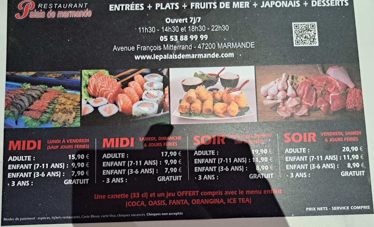Menu Le Palais De Marmande-7