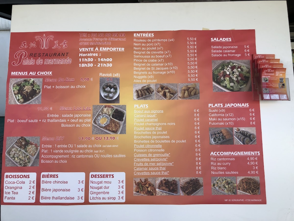 Menu Le Palais De Marmande-8