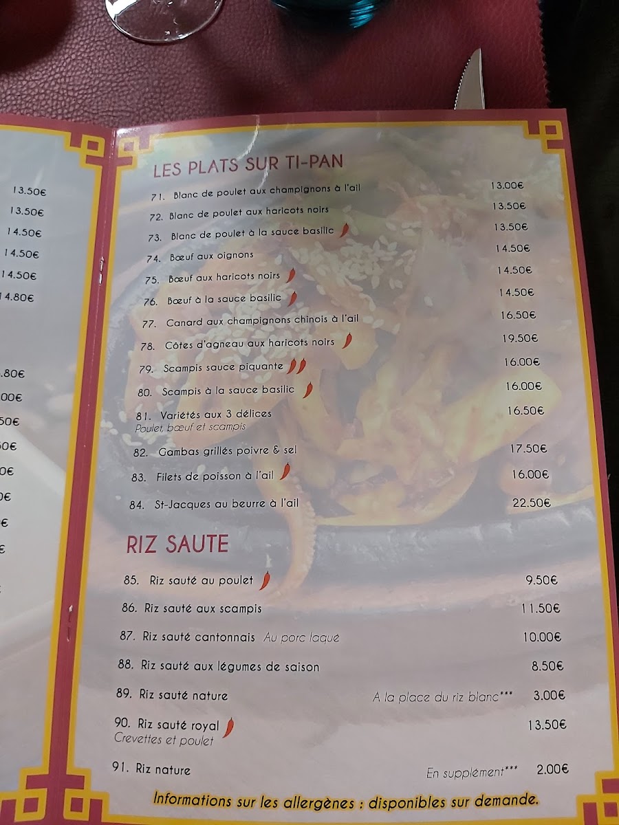 Menu Le Palais Royal-1