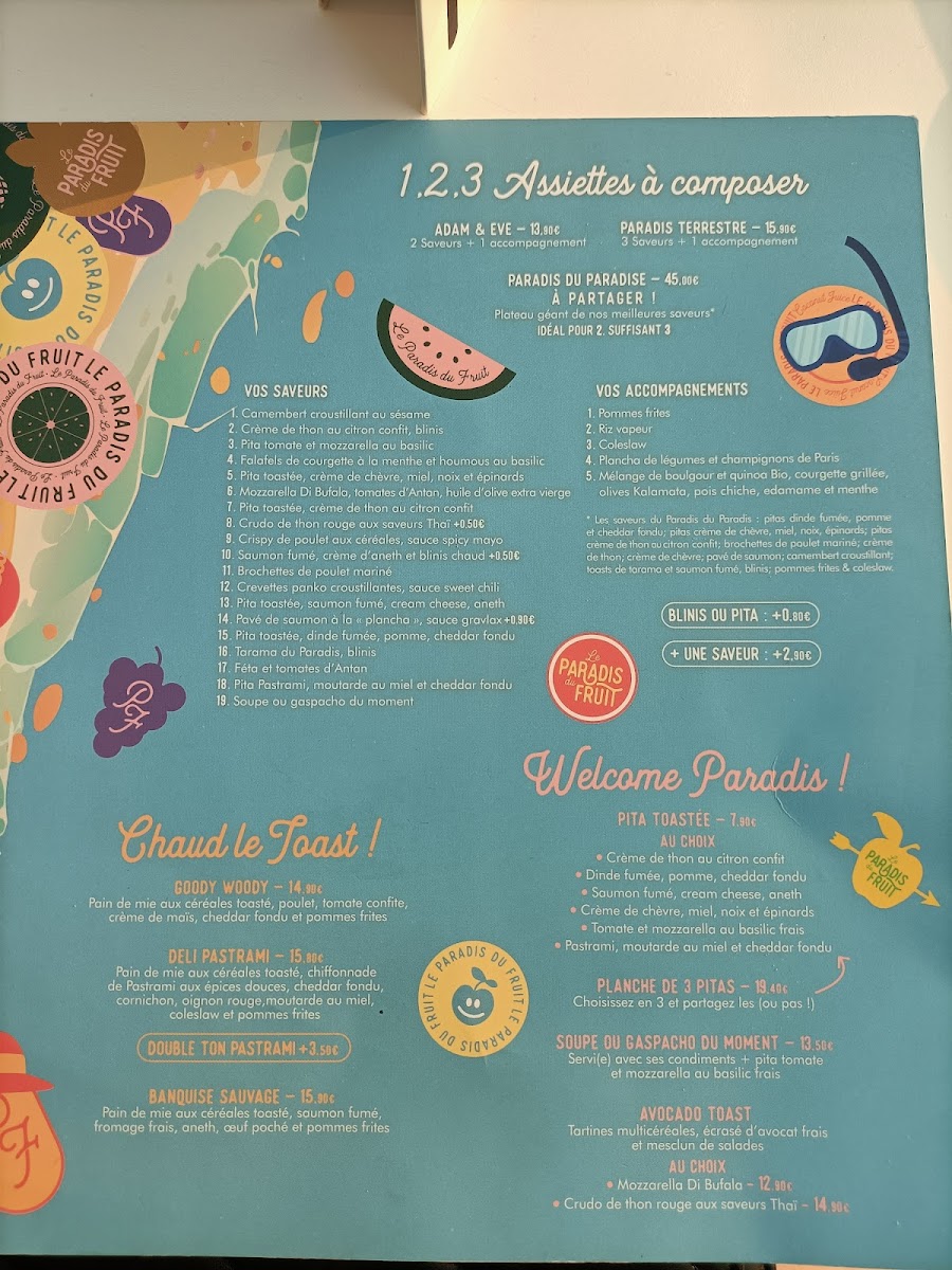 Menu Le Paradis Du Fruit Atlantis - Saint-Herblain-5