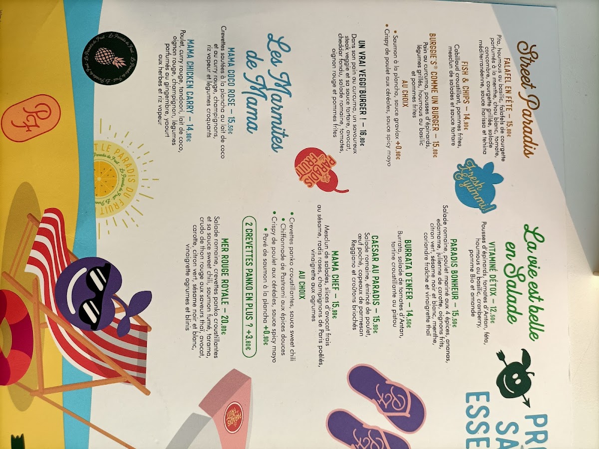 Menu Le Paradis Du Fruit Atlantis - Saint-Herblain-8