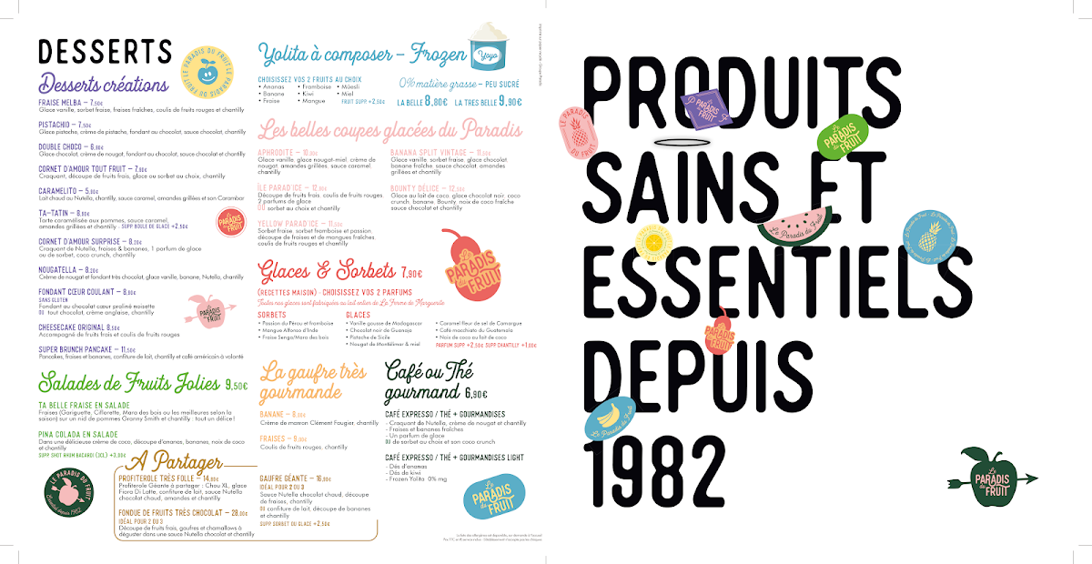 Menu Le Paradis Du Fruit Atlantis - Saint-Herblain-9