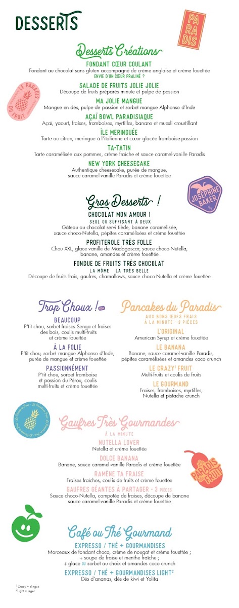 Menu Le Paradis Du Fruit-3