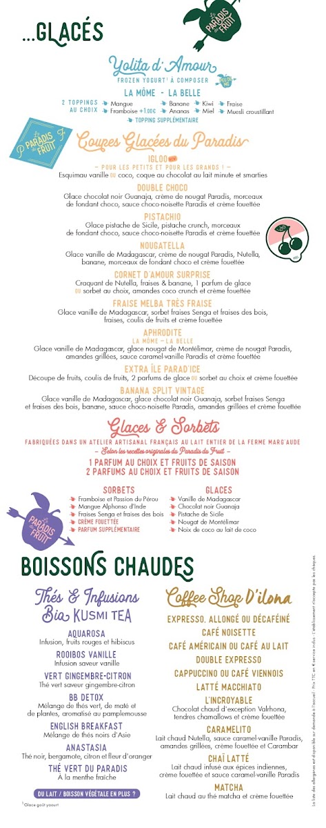 Menu Le Paradis Du Fruit-4