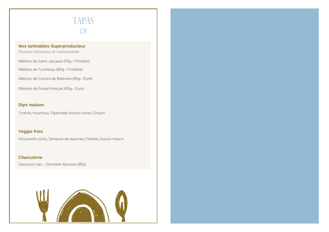 Menu Le Parchamp Table, Rooftop & Bar-5