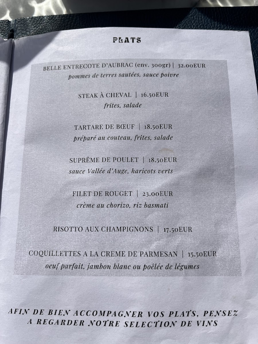 Menu Le Parisien Saint-Martin-4