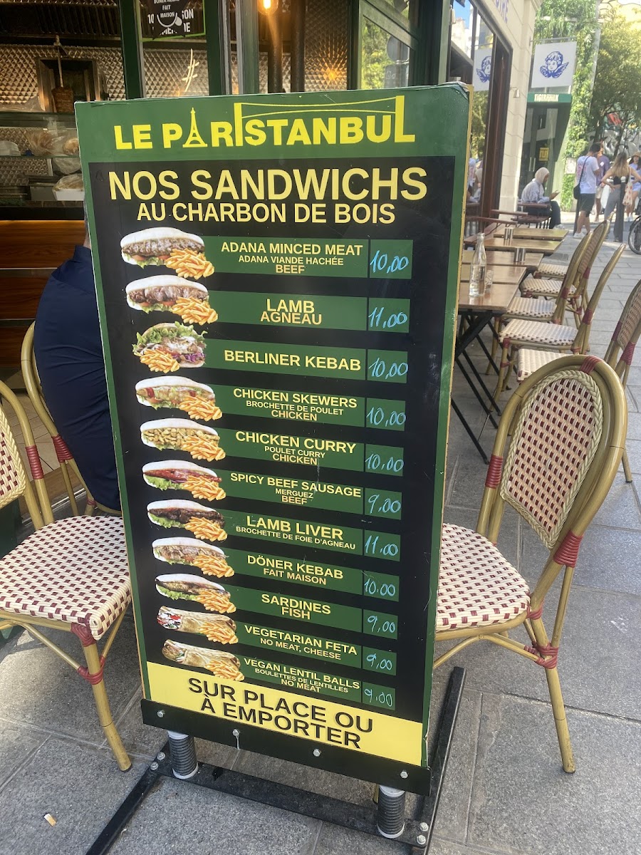 Menu Le Paristanbul-1