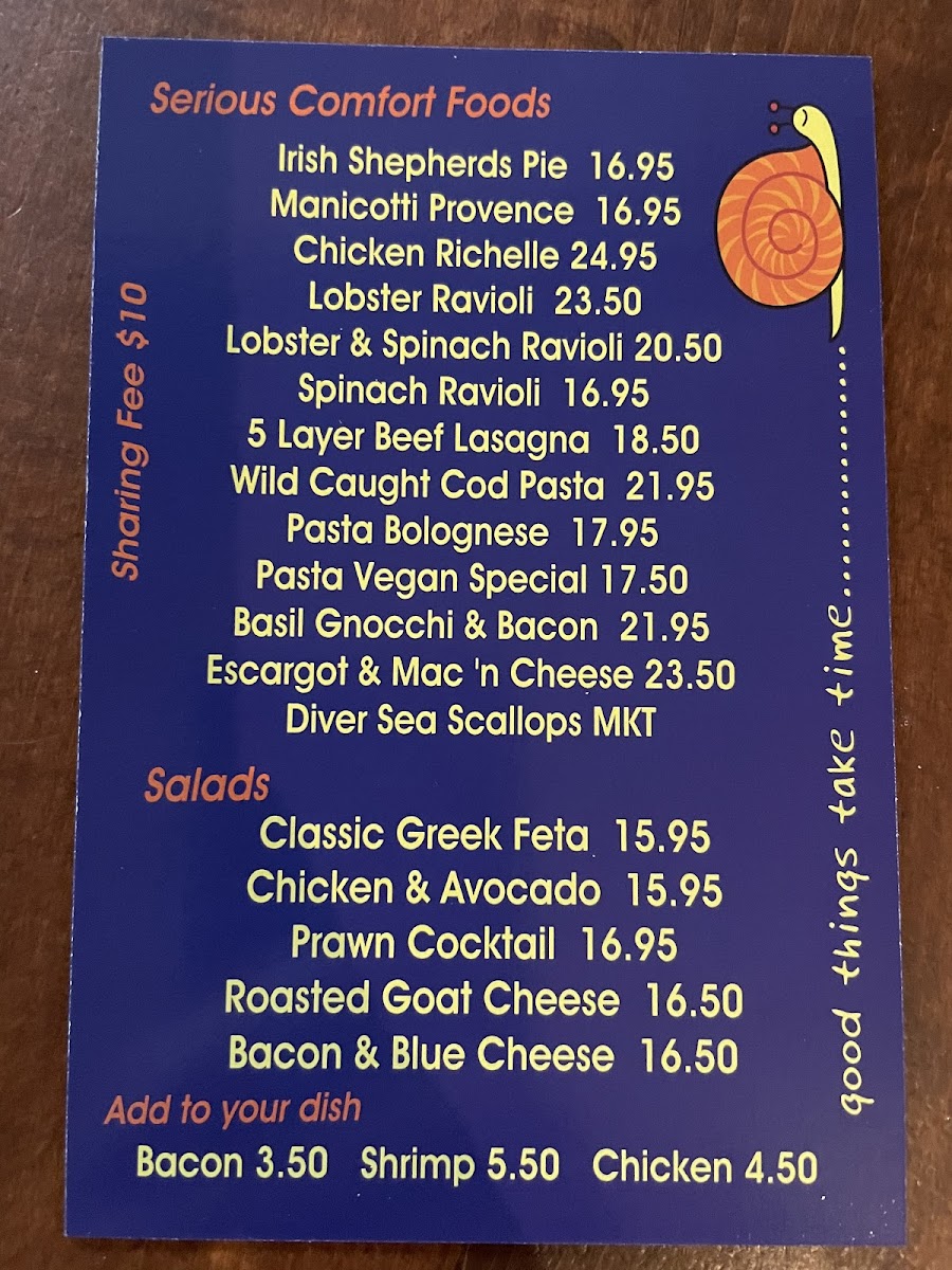 Menu Le Patio - The Tiniest Cutest Restaurant In South Florida-1