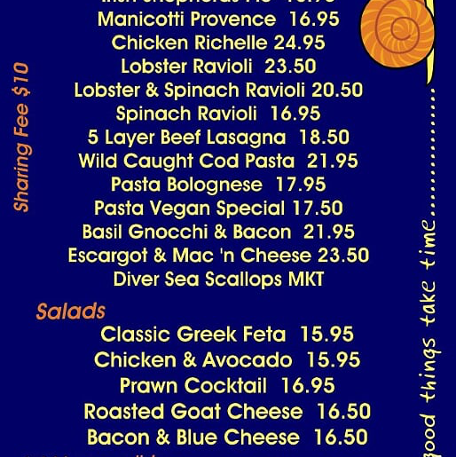 Menu Le Patio - The Tiniest Cutest Restaurant In South Florida-2