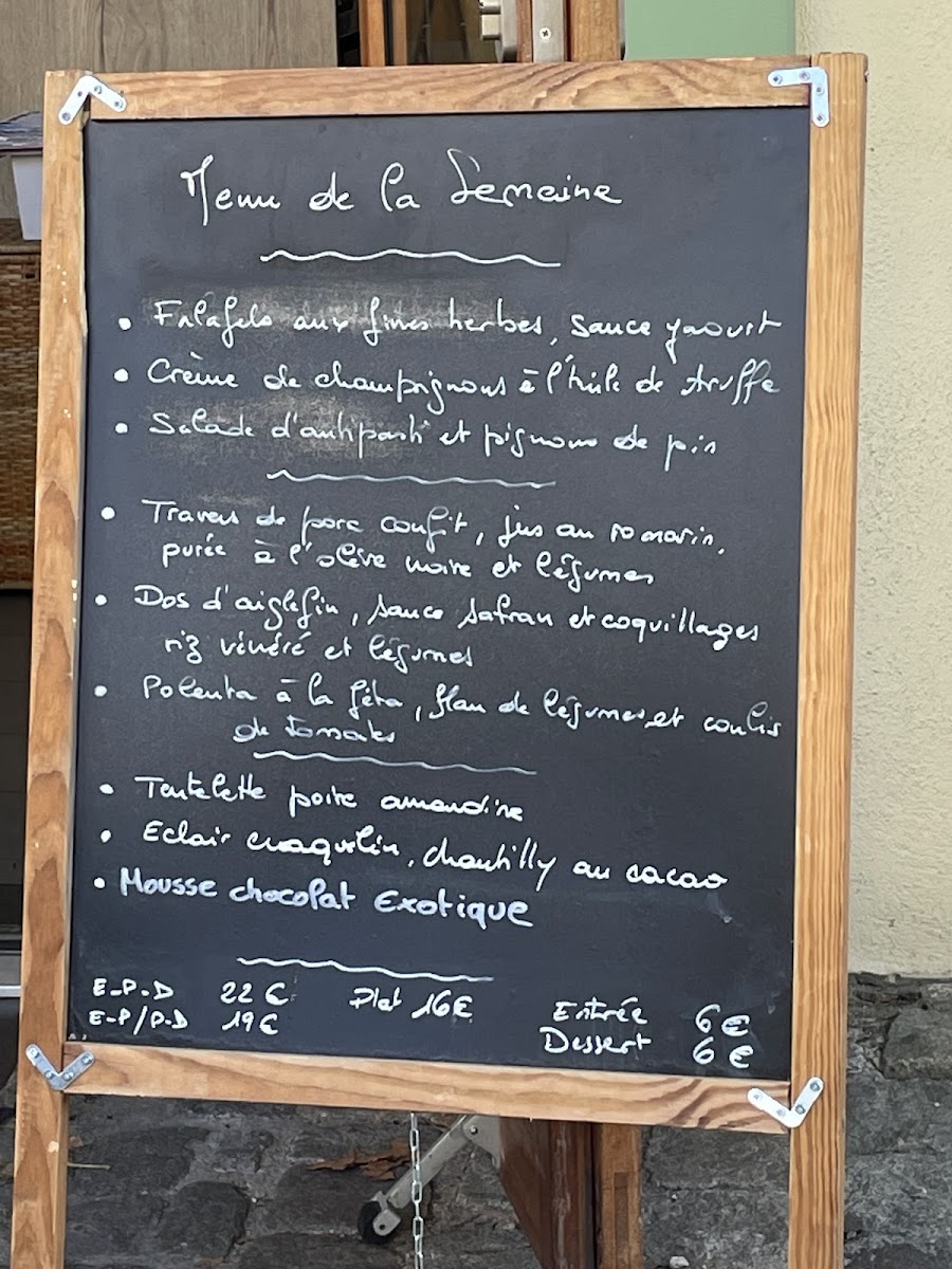 Menu Le Patriarche - Bistro Restaurant-9