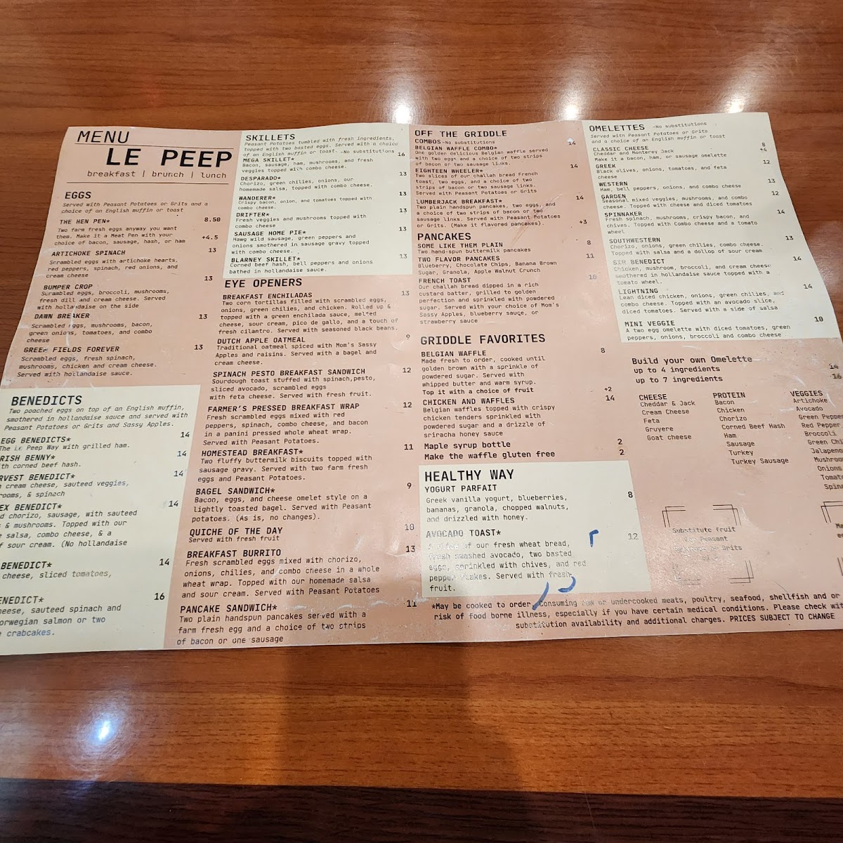 Menu Le Peep-10