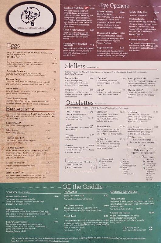 Menu Le Peep-3