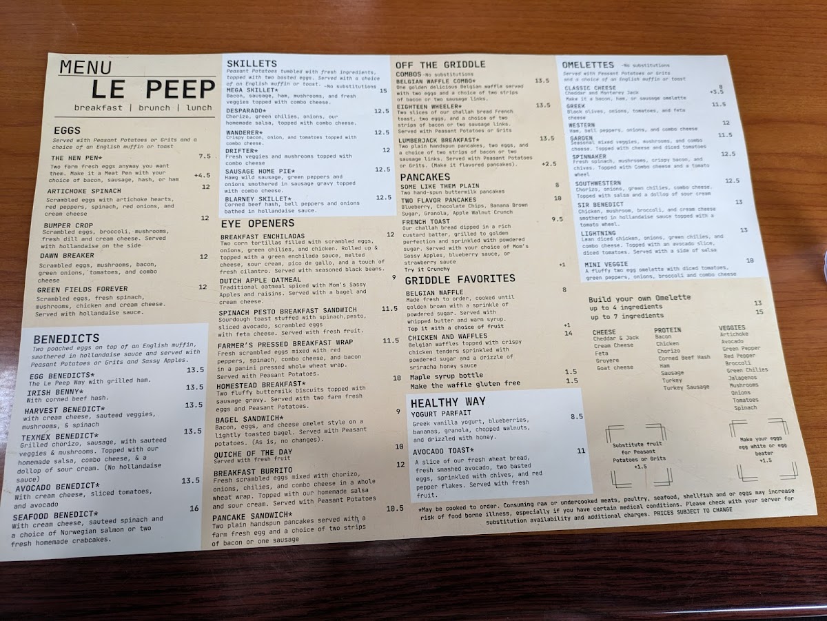 Menu Le Peep-4