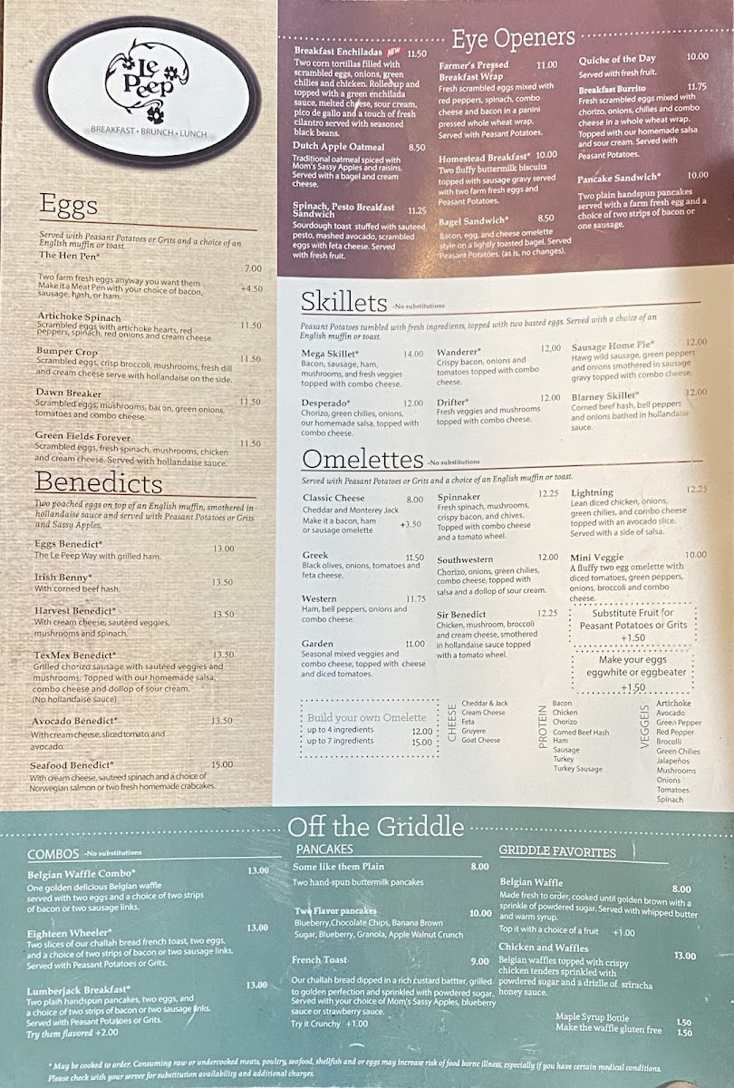Menu Le Peep-5