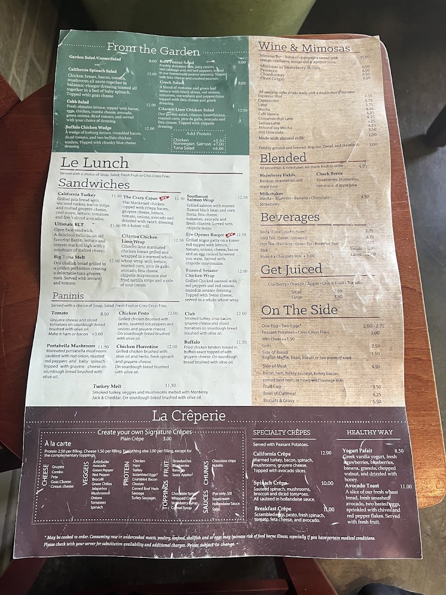 Menu Le Peep-6