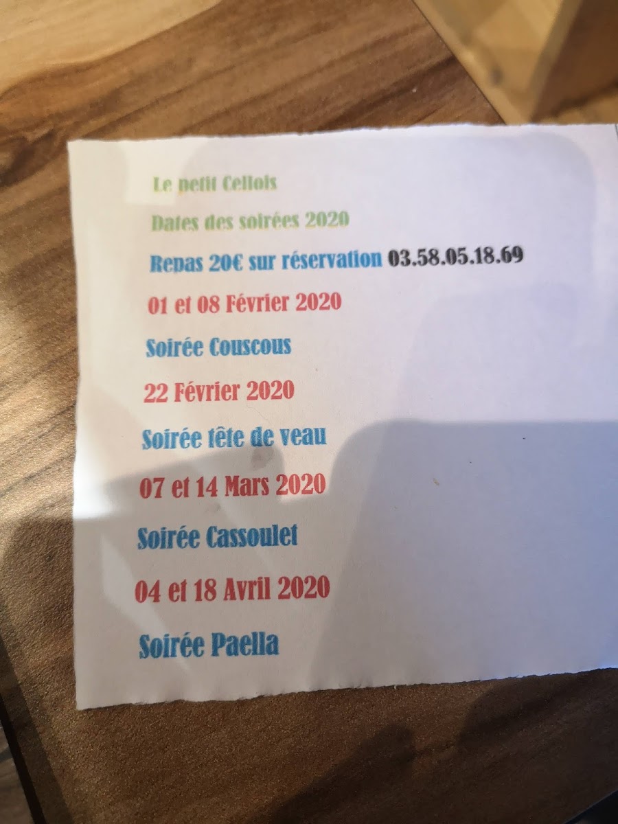Menu Le Petit Cellois-2