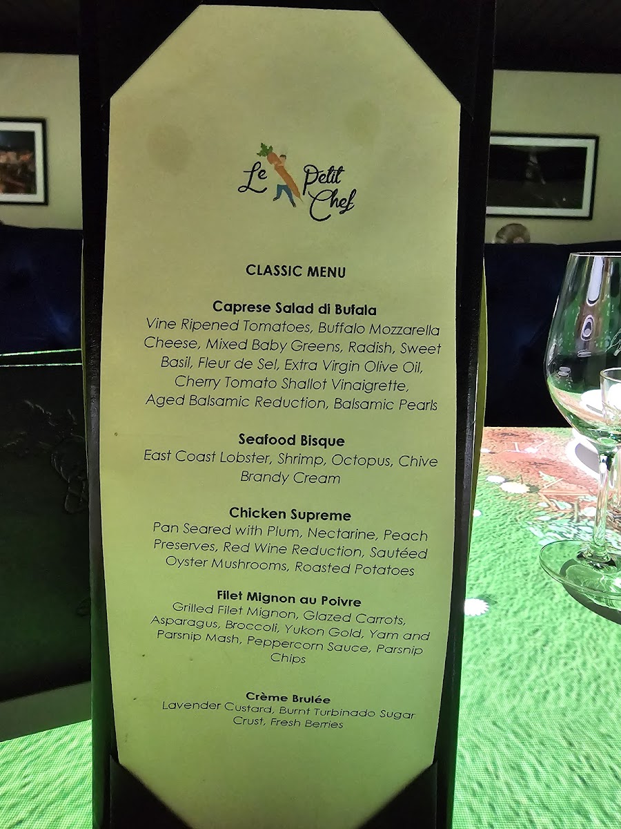 Menu Le Petit Chef - Guelph-1