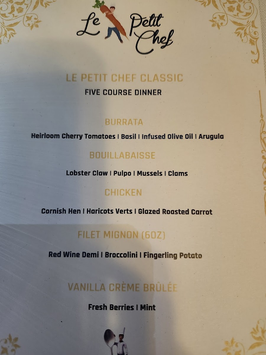 Menu Le Petit Chef-1