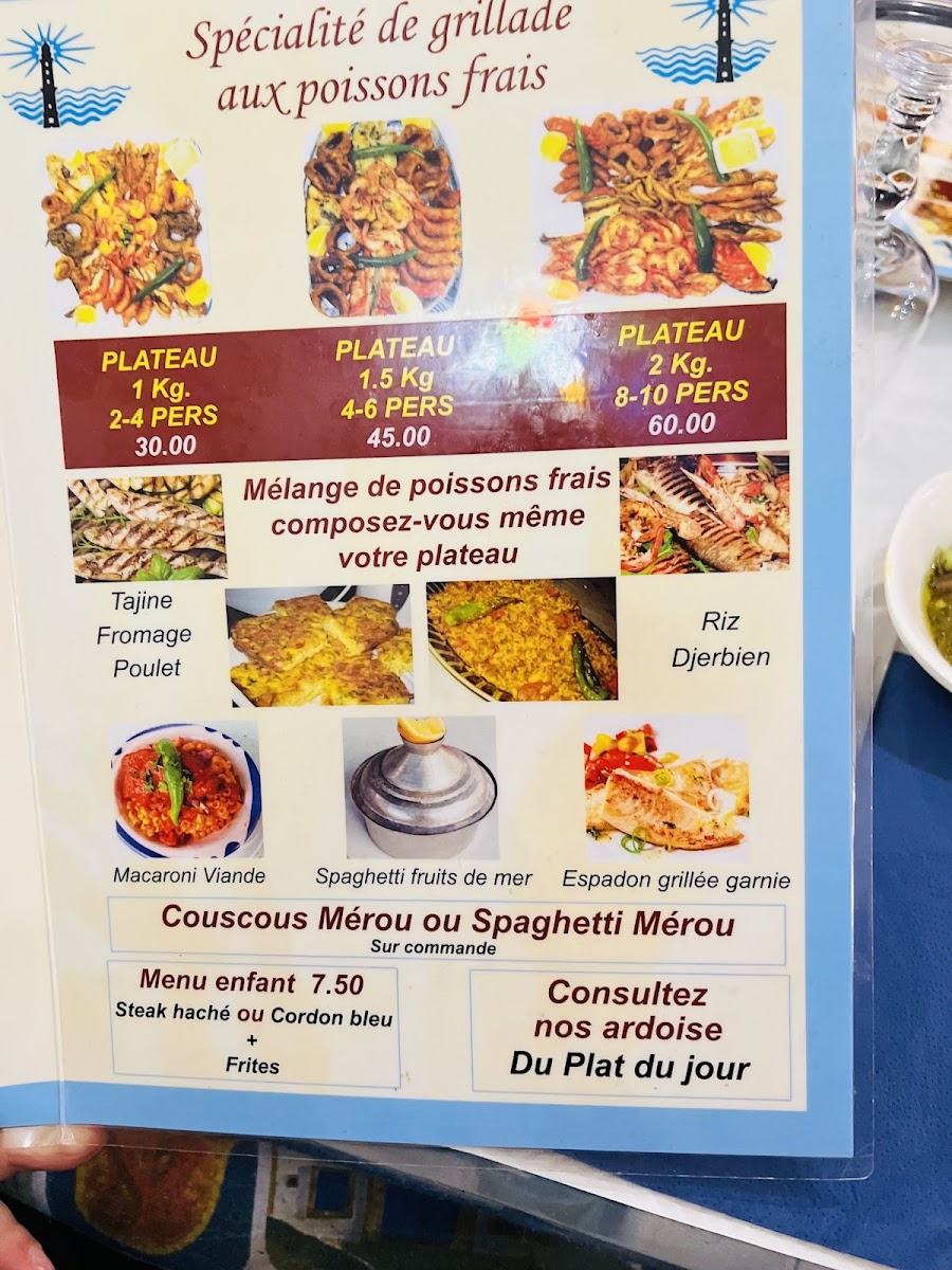 Menu Le Phare De La Goulette-5