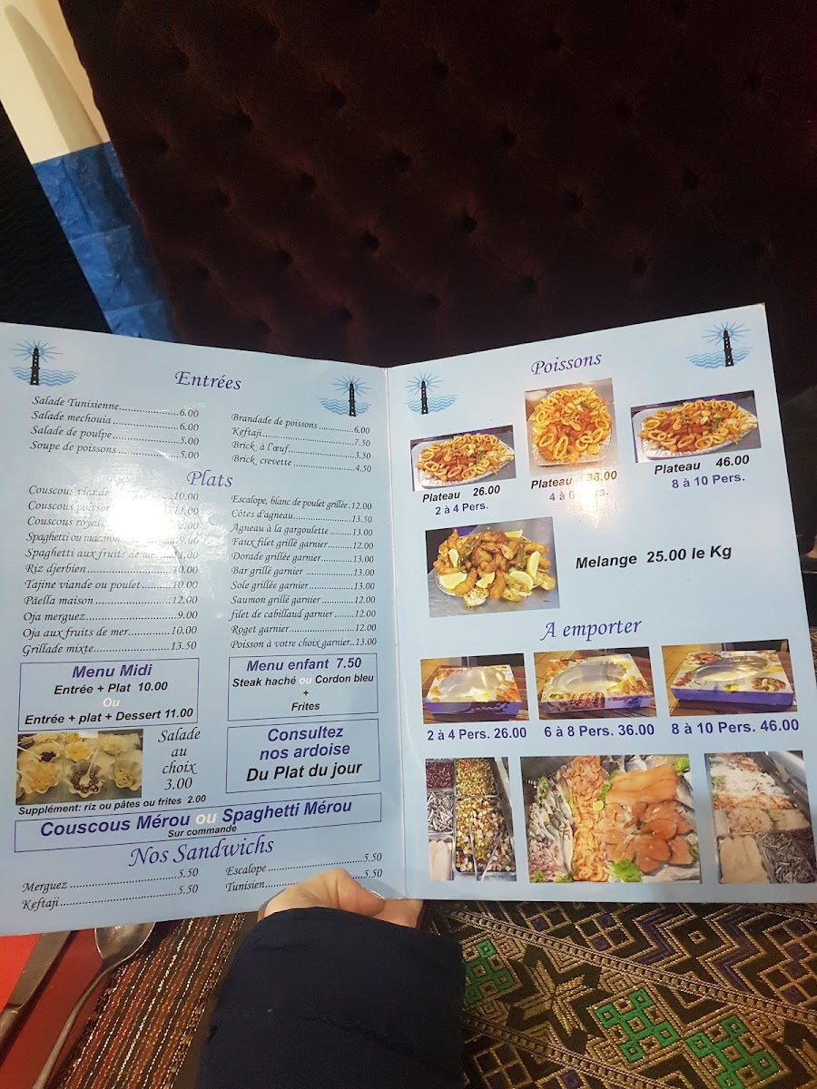 Menu Le Phare De La Goulette-9