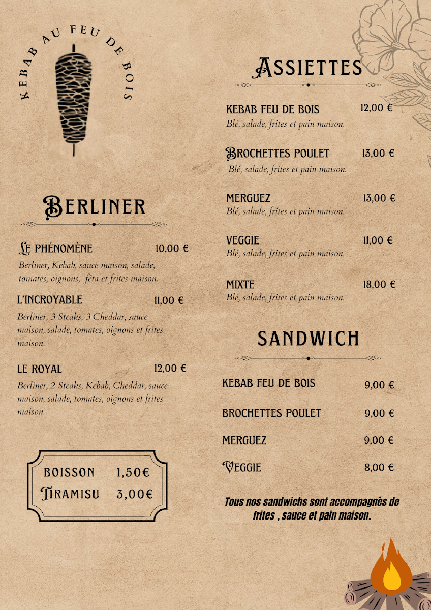 Menu Le Phénomène-1