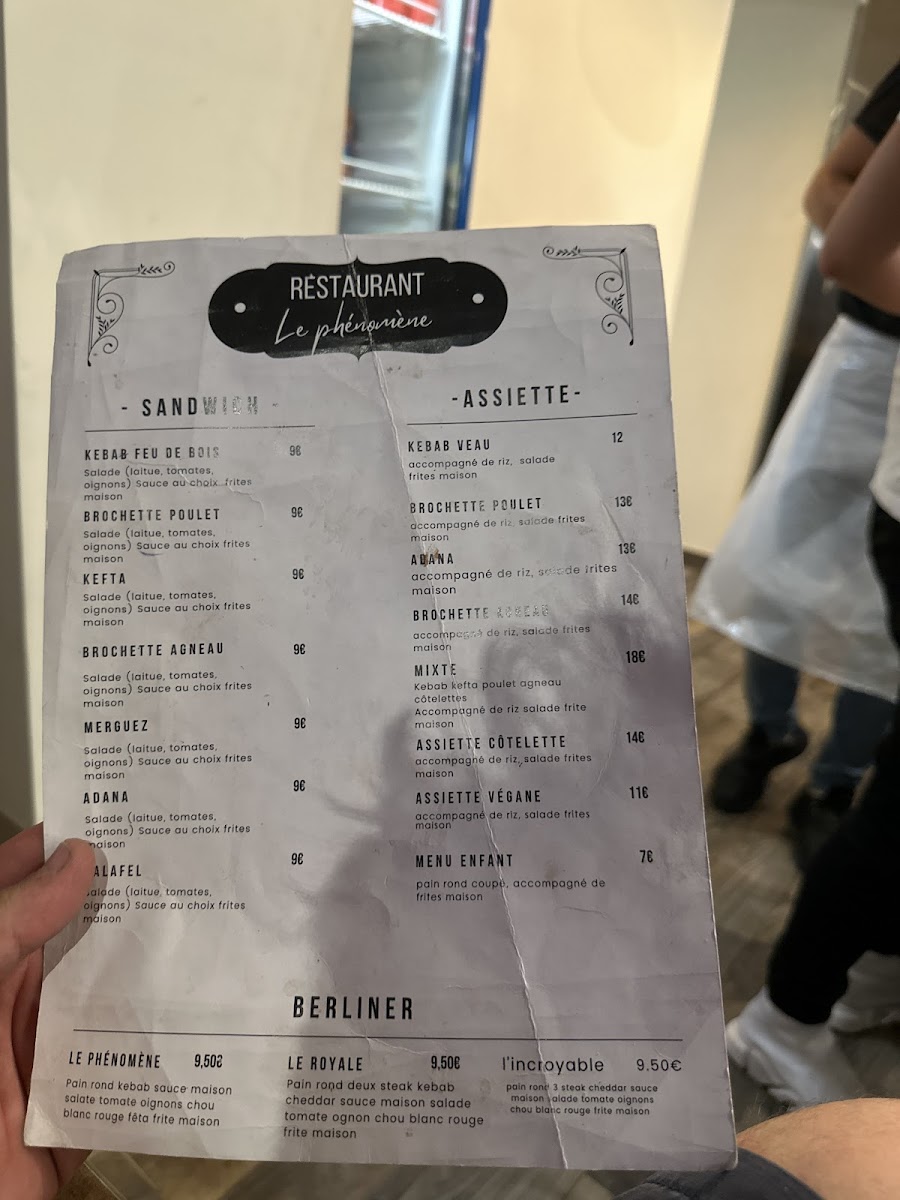 Menu Le Phénomène-4