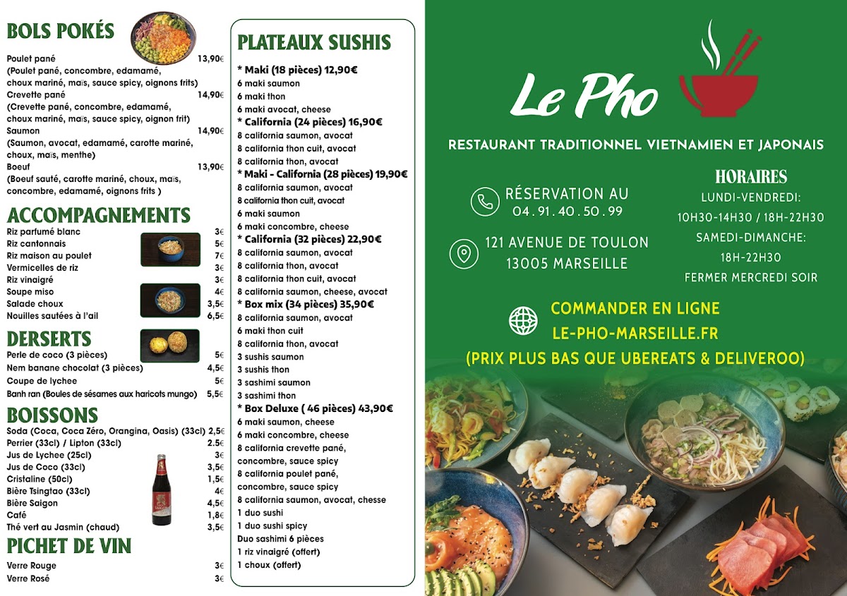 Menu Le Pho-1