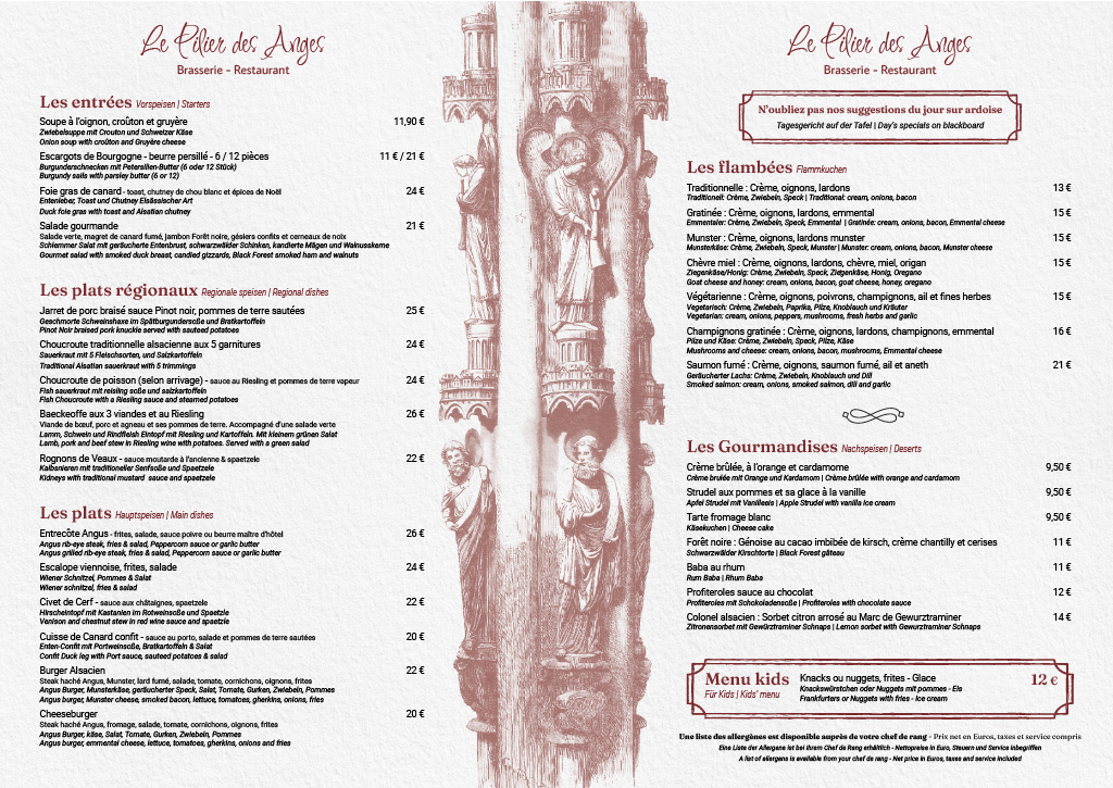 Menu Le Pilier Des Anges-1