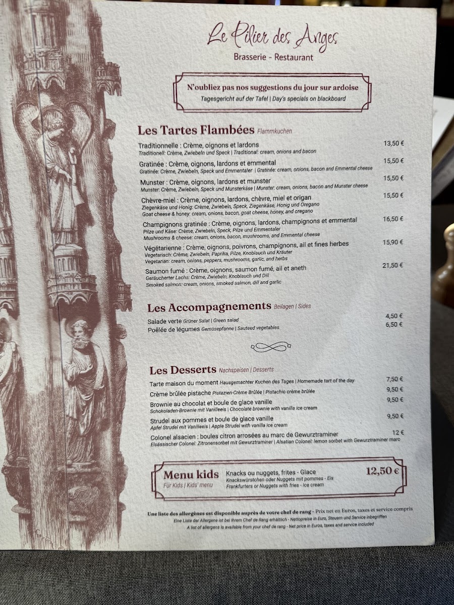 Menu Le Pilier Des Anges-3