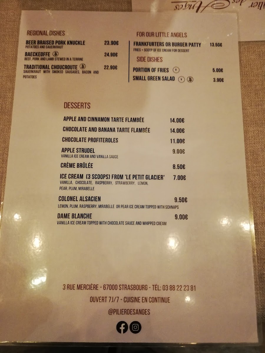Menu Le Pilier Des Anges-8