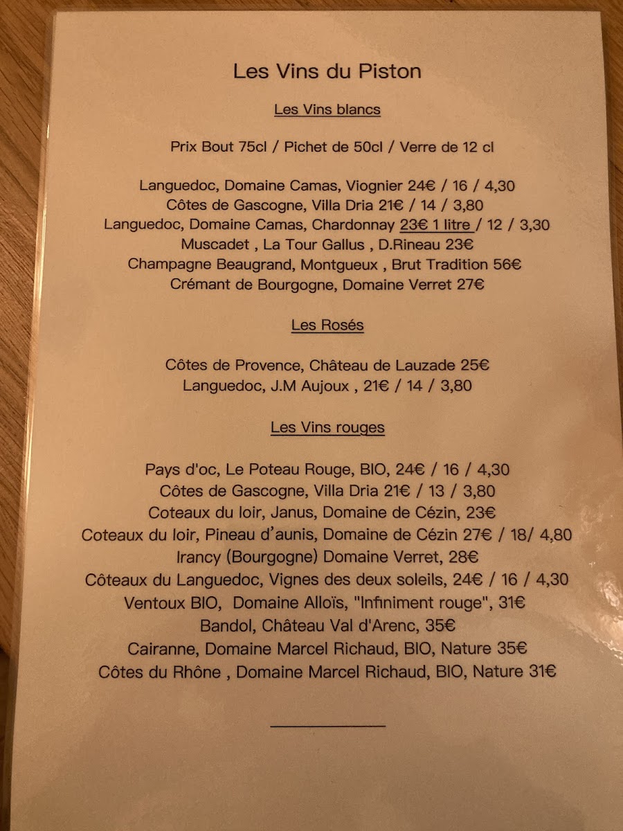 Menu Le Piston Pélican-3