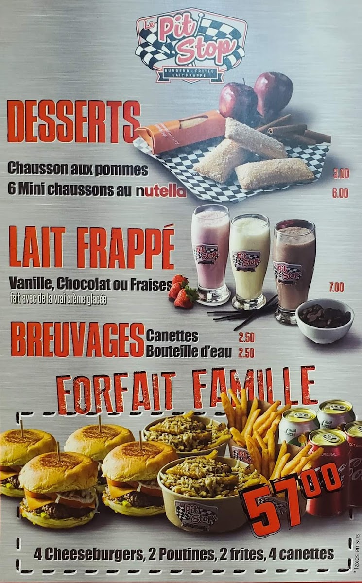 Menu Le Pit Stop-2
