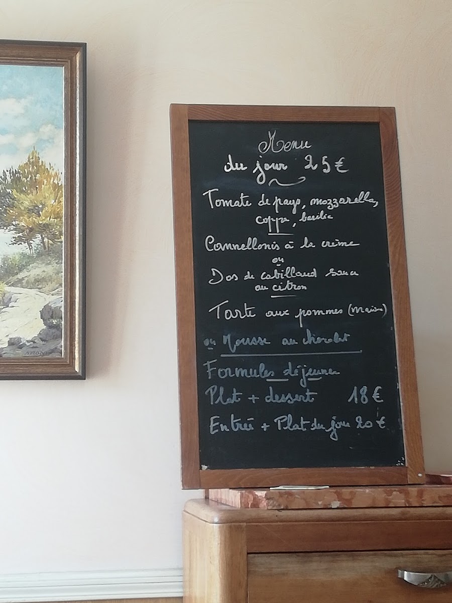 Menu Le Pont D'or-1