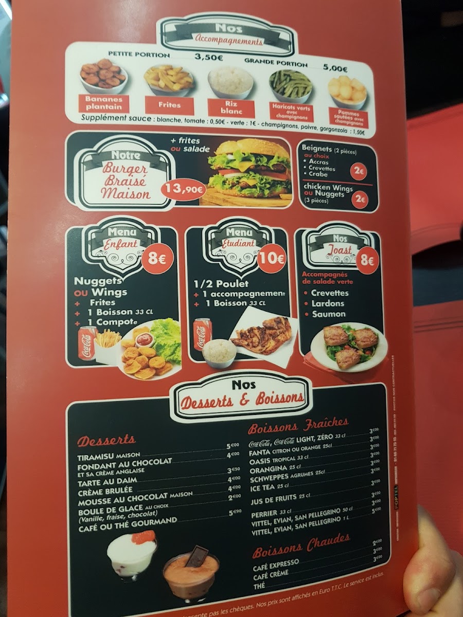Menu Le Poulet Braisé-4