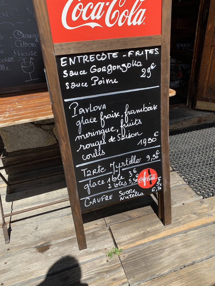 Menu Le Prariond - Restaurant D'altitude Valmorel-6