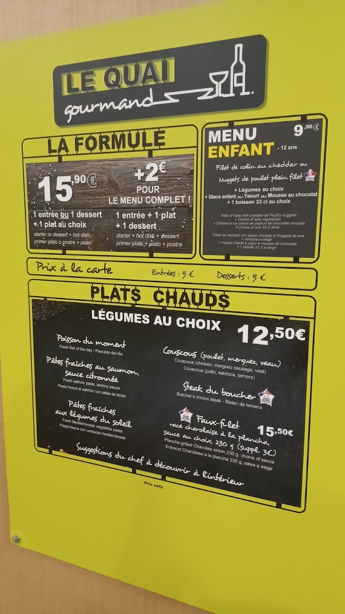 Menu Le Quai Gourmand-5