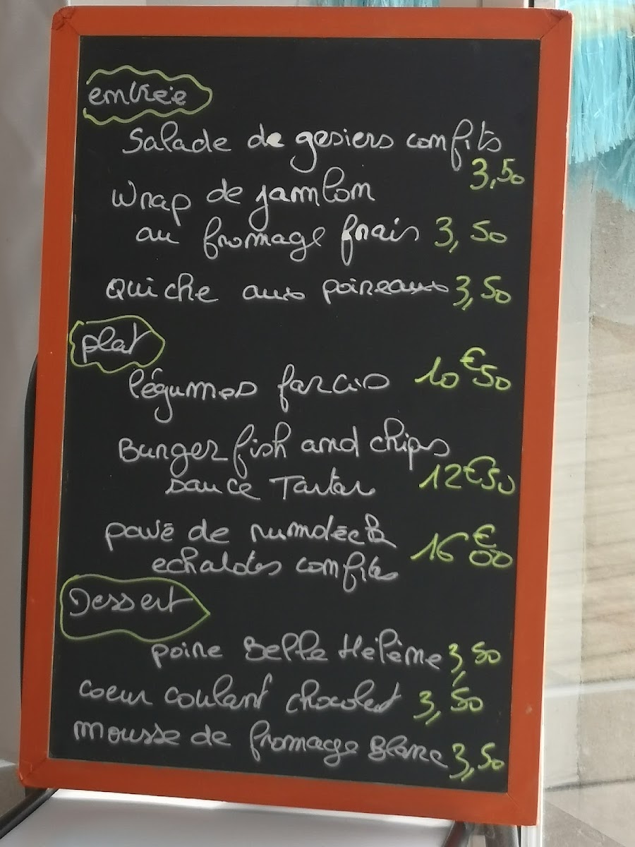 Menu Le Quart D'heure-1