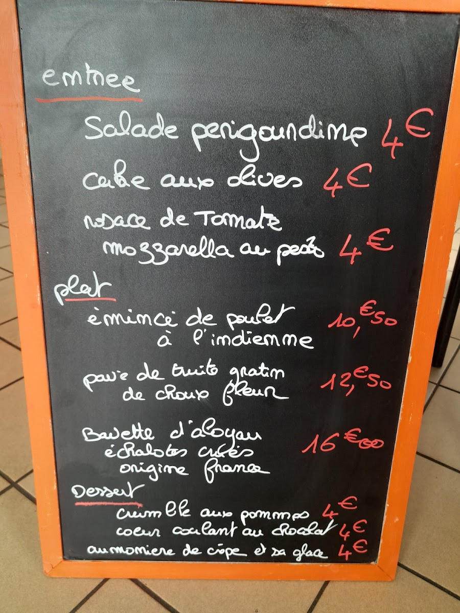 Menu Le Quart D'heure-2