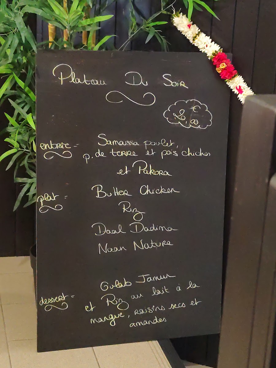 Menu Le Rajia Indien-5