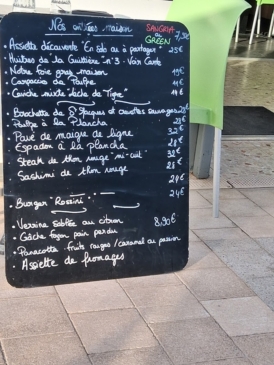 Menu Le Rayon Vert-1
