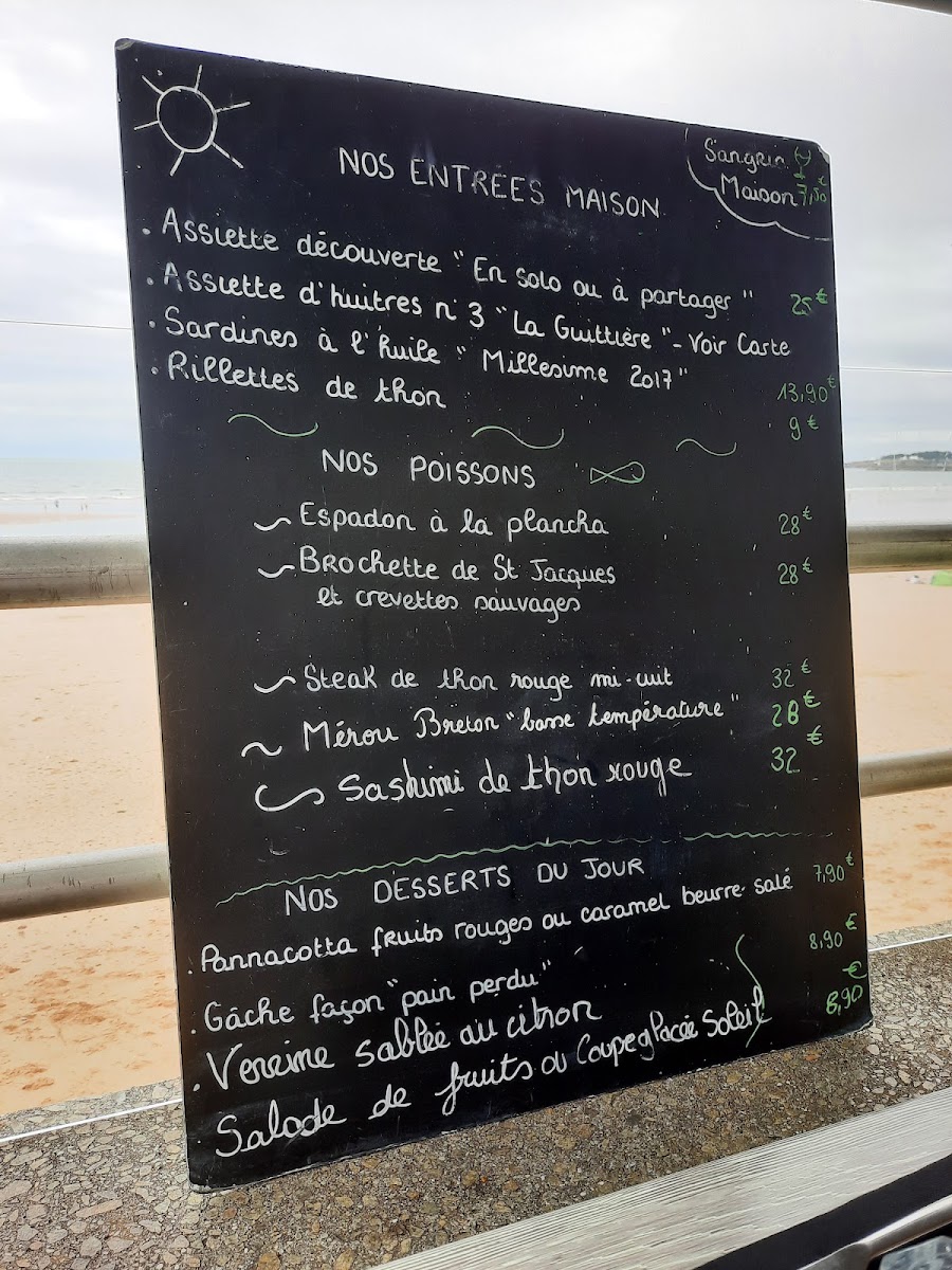 Menu Le Rayon Vert-10