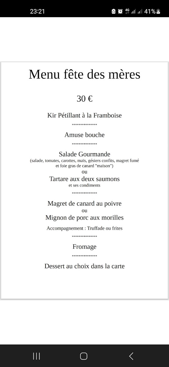 Menu Le Relais Des Trois Rochers-2