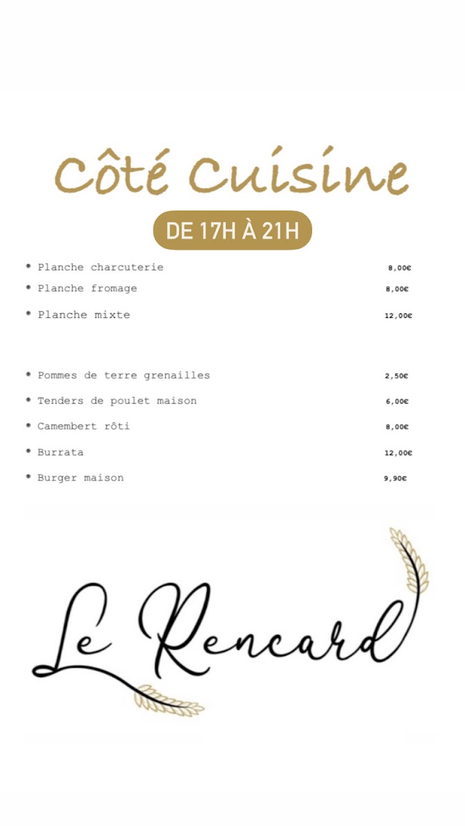 Menu Le Rencard-3