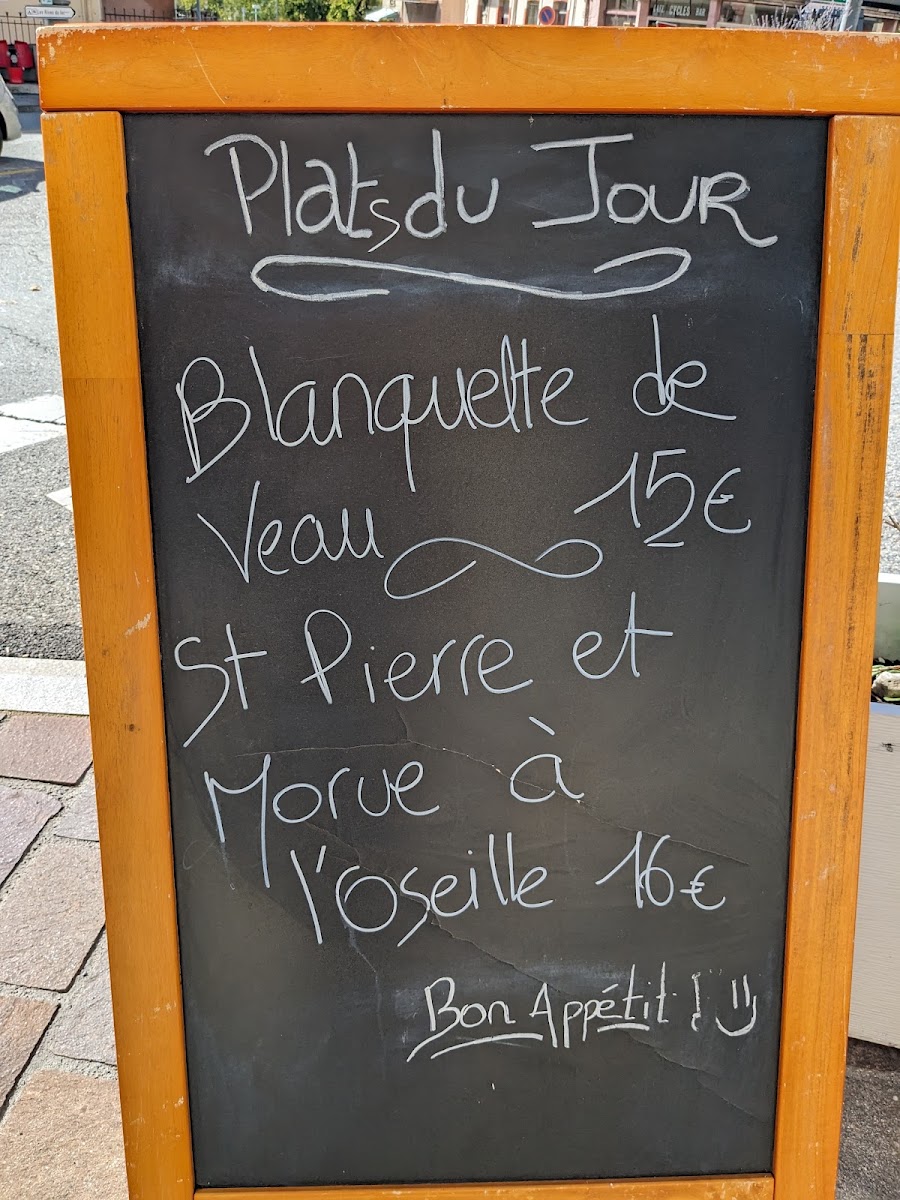 Menu Le Rendez-Vous Gourmand-1