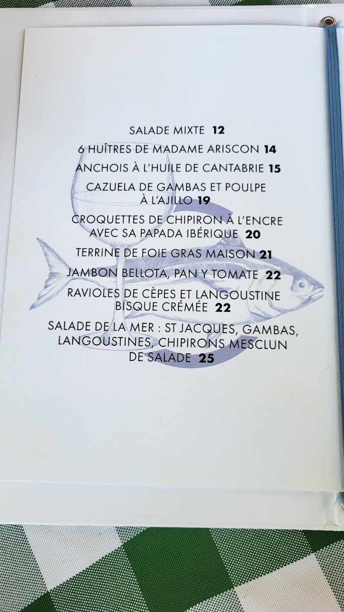Menu Le Restaurant Du Café De La Plage-5