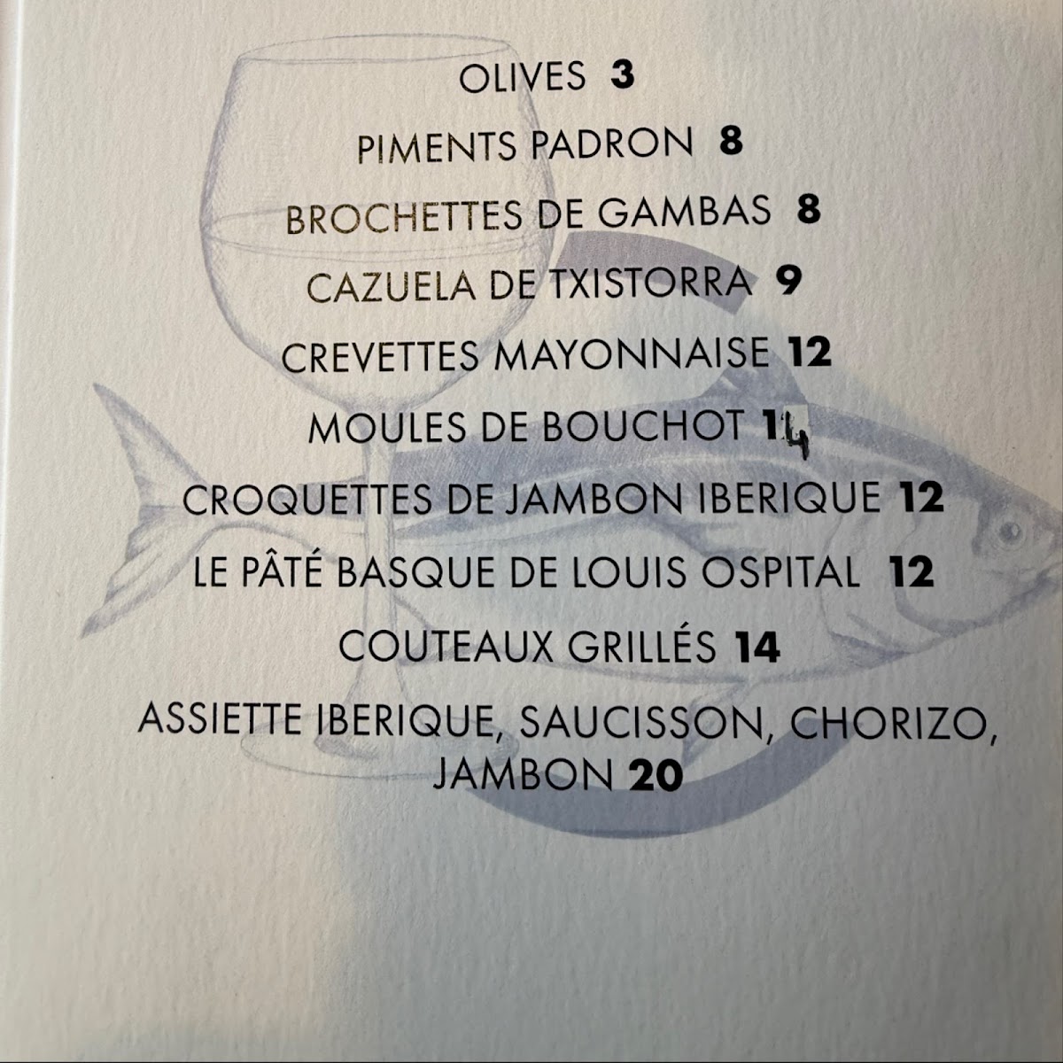 Menu Le Restaurant Du Café De La Plage-6