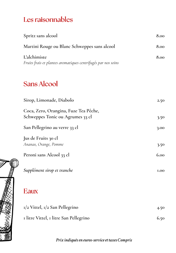 Menu Le Restaurant Italien La Trattoria Della Nonna-7