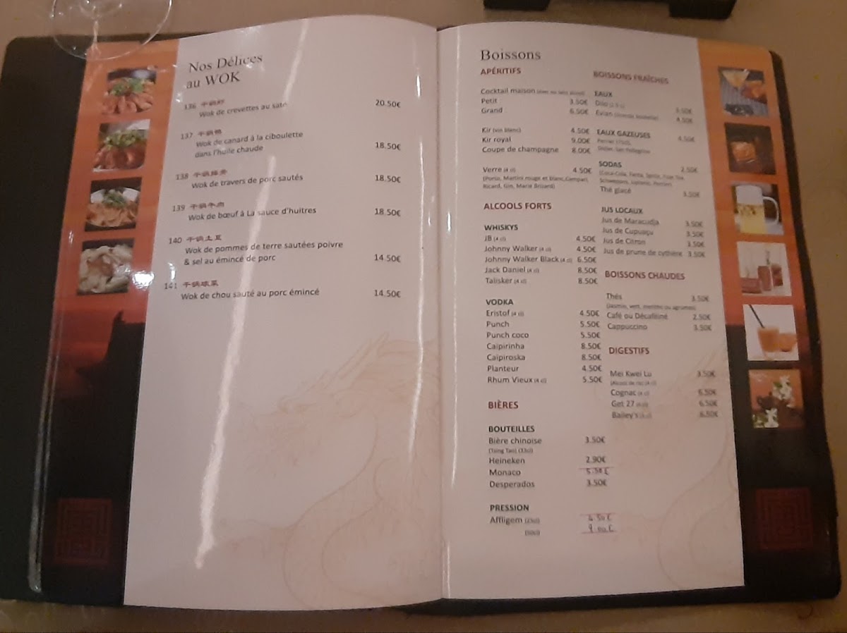 Menu Le Restaurant Tang-5