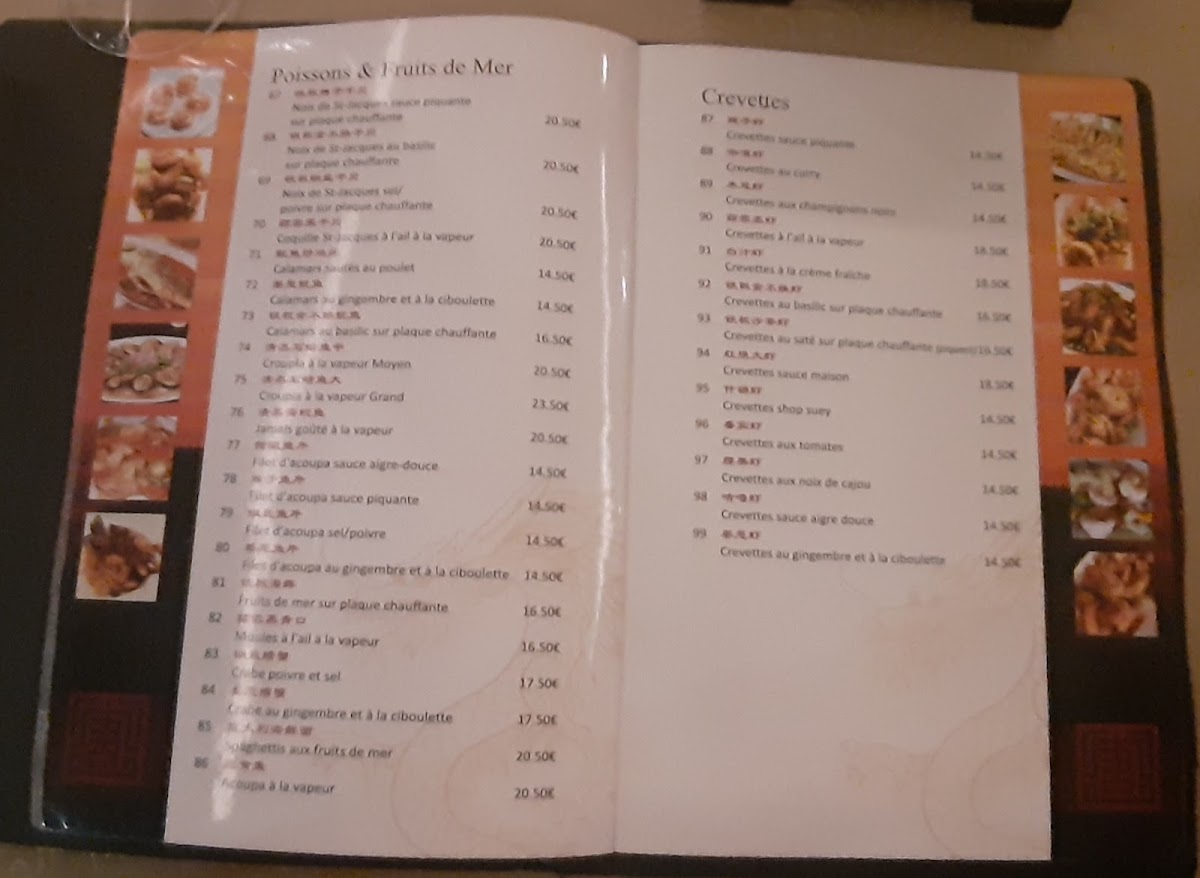Menu Le Restaurant Tang-8