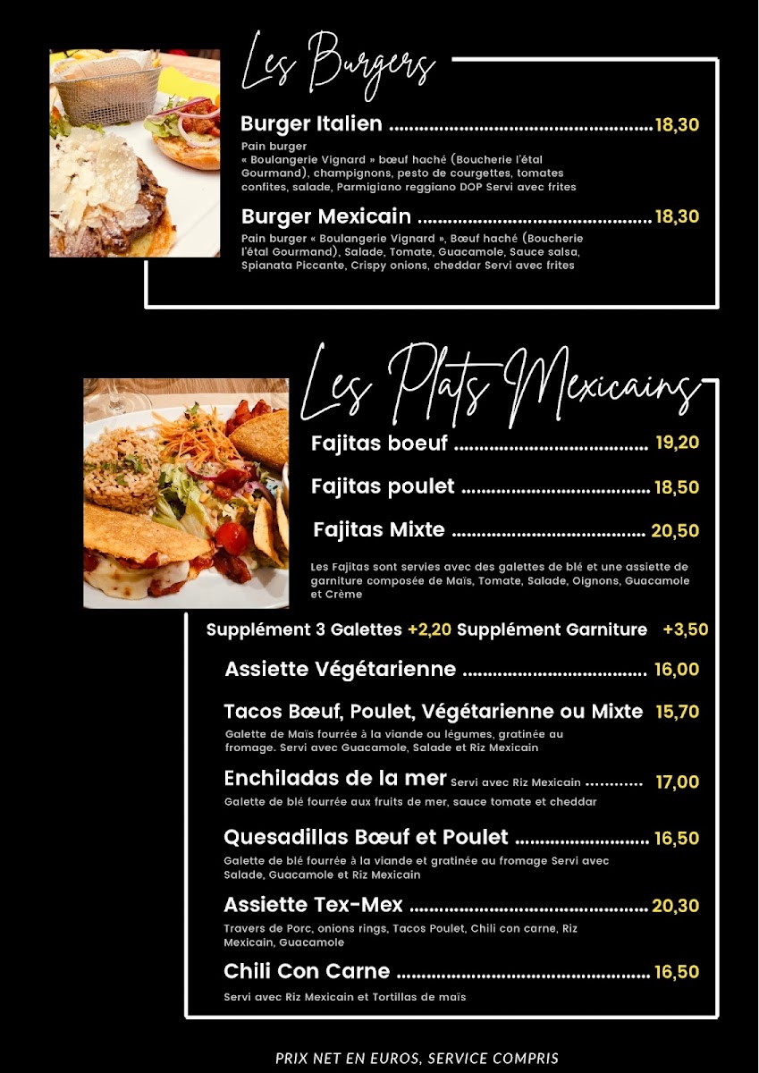 Menu Le Resto D'à Côté - Pizzeria-10
